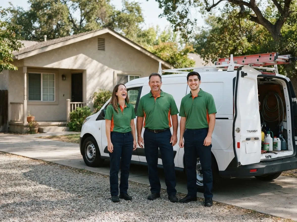 The SilverOak Pest Solutions team, pest control sevice in Stockton, CA